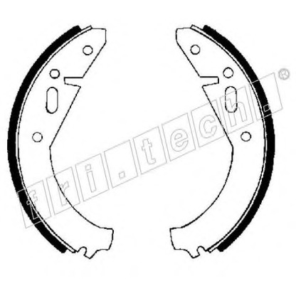 Photo Brake Shoe Set fri.tech. 1106217