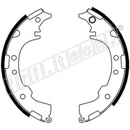 Photo Brake Shoe Set fri.tech. 1115304