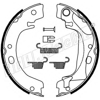 Photo Brake Shoe Set, parking brake fri.tech. 1115318K