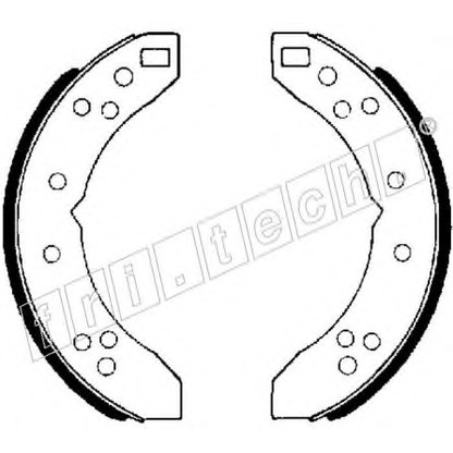 Фото Комплект тормозных колодок fri.tech. 1118233