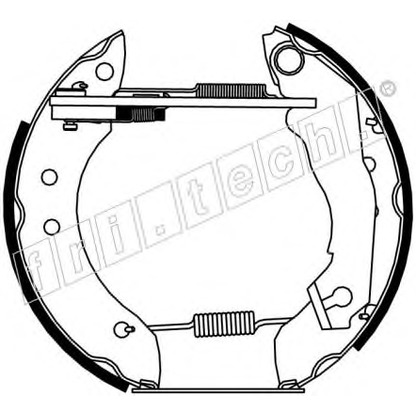 Photo Brake Shoe Set fri.tech. 16005