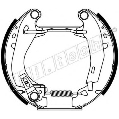 Photo Brake Shoe Set fri.tech. 16013