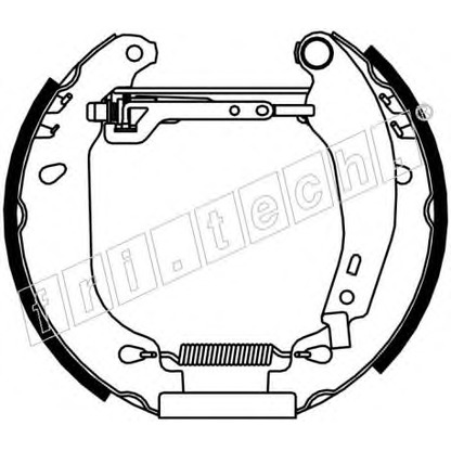 Photo Brake Shoe Set fri.tech. 16067