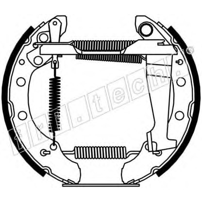 Photo Brake Shoe Set fri.tech. 16082