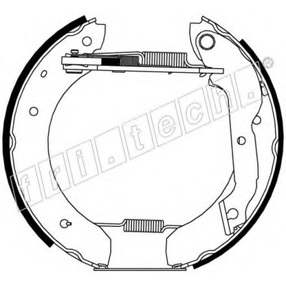 Фото Комплект тормозных колодок fri.tech. 16093