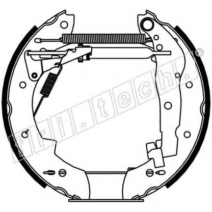 Photo Brake Shoe Set fri.tech. 16097