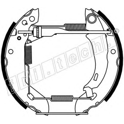 Photo Brake Shoe Set fri.tech. 16168