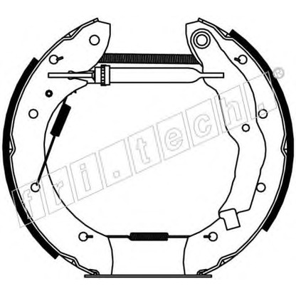 Photo Brake Shoe Set fri.tech. 16179