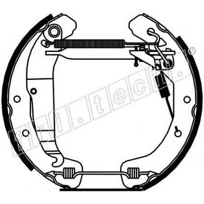 Photo Brake Shoe Set fri.tech. 16214