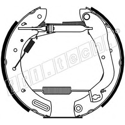 Photo Brake Shoe Set fri.tech. 16221