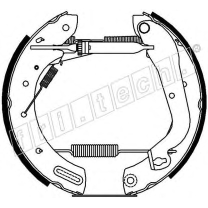 Photo Brake Shoe Set fri.tech. 16222