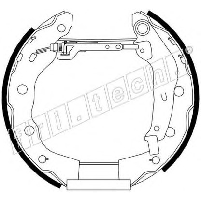 Photo Brake Shoe Set fri.tech. 16252