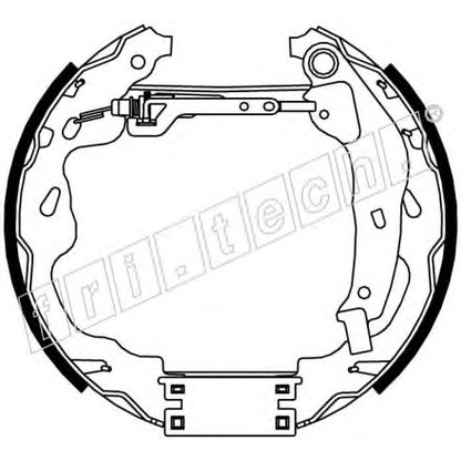 Photo Brake Shoe Set fri.tech. 16309