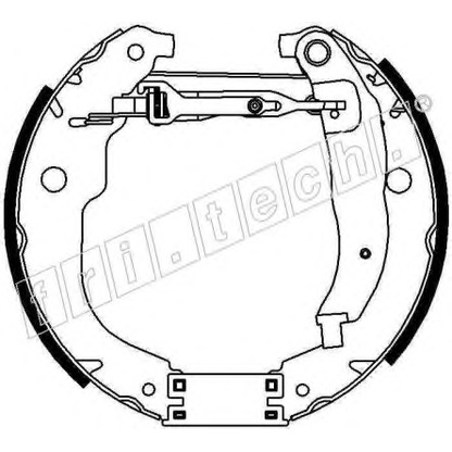 Photo Brake Shoe Set fri.tech. 16316