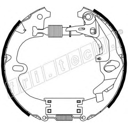 Photo Brake Shoe Set fri.tech. 16321