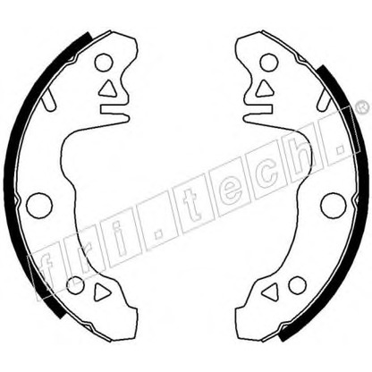 Photo Brake Shoe Set fri.tech. 17011