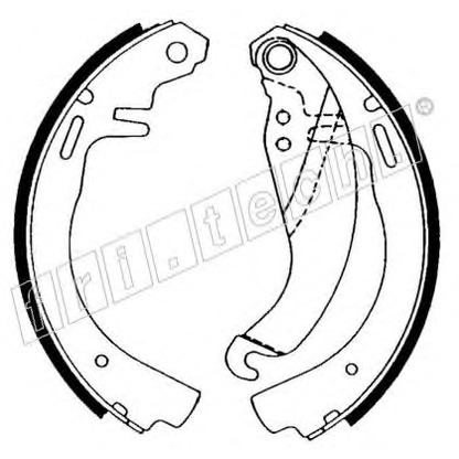 Photo Brake Shoe Set fri.tech. 17035