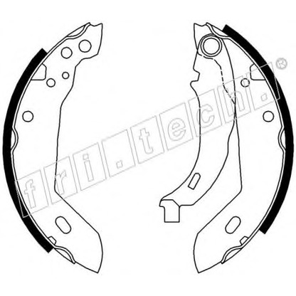 Photo Brake Shoe Set fri.tech. 17045