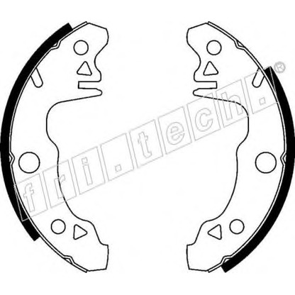 Photo Brake Shoe Set fri.tech. 17051