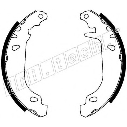 Photo Brake Shoe Set fri.tech. 17067