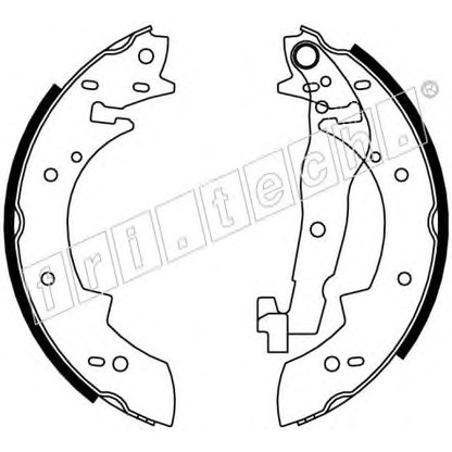 Photo Brake Shoe Set fri.tech. 17135