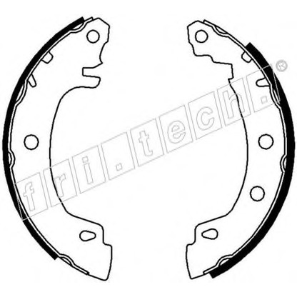 Фото Комплект тормозных колодок fri.tech. 17149