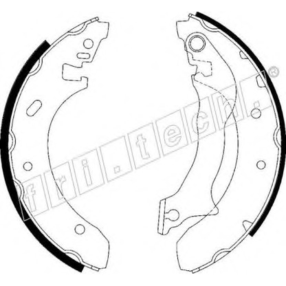 Photo Brake Shoe Set fri.tech. 17154