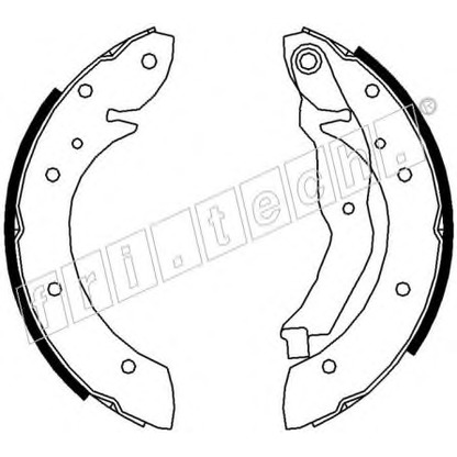 Photo Brake Shoe Set fri.tech. 17179