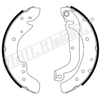 Photo Brake Shoe Set fri.tech. 17201