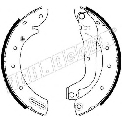 Фото Комплект тормозных колодок fri.tech. 17221