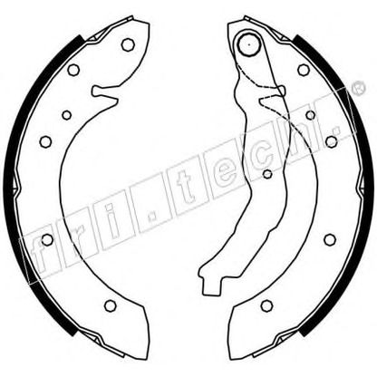 Photo Brake Shoe Set fri.tech. 17257