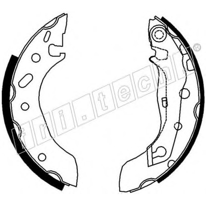 Photo Brake Shoe Set fri.tech. 17266