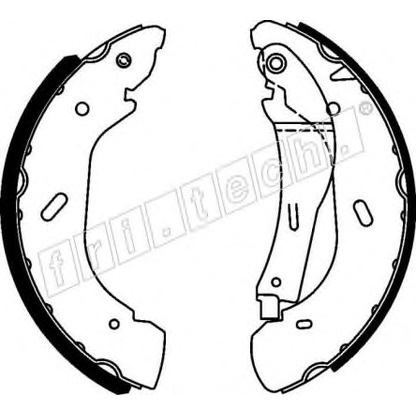 Photo Brake Shoe Set fri.tech. 17288