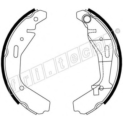 Photo Brake Shoe Set fri.tech. 17318