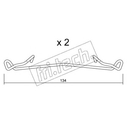 Photo Accessory Kit, disc brake pads fri.tech. KIT095