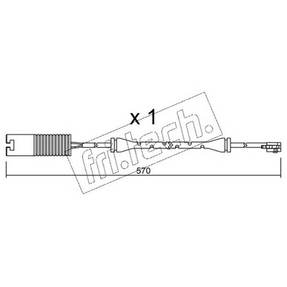 Фото Сигнализатор, износ тормозных колодок fri.tech. SU208