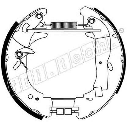 Foto Bremsbackensatz fri.tech. 16339