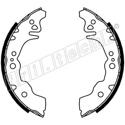 Photo Brake Shoe Set fri.tech. 1026352