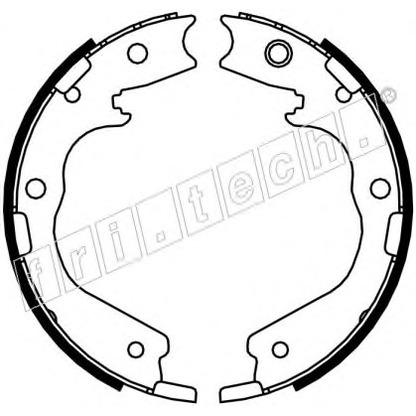 Zdjęcie Zesatw szczęk hamulcowych, hamulec postojowy fri.tech. 1047378