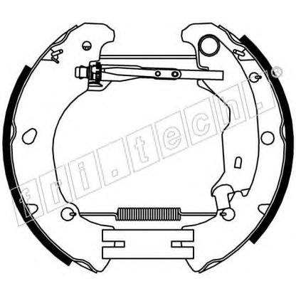 Photo Brake Shoe Set fri.tech. 16375