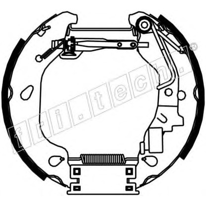 Photo Brake Shoe Set fri.tech. 16383