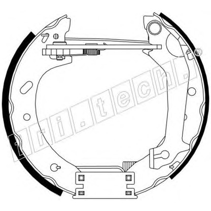 Photo Brake Shoe Set fri.tech. 16402