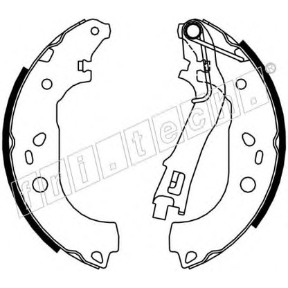 Photo Brake Shoe Set fri.tech. 17390