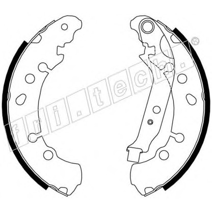 Photo Brake Shoe Set fri.tech. 1115326