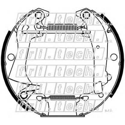 Фото Комплект тормозных колодок fri.tech. 16410