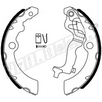 Photo Brake Shoe Set fri.tech. 1111252