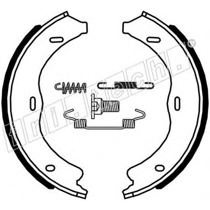 Photo Brake Shoe Set, parking brake fri.tech. 1052138K