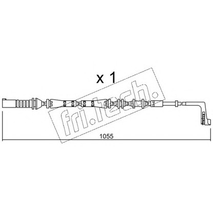 Фото Сигнализатор, износ тормозных колодок fri.tech. SU283