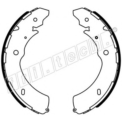 Photo Brake Shoe Set fri.tech. 1047379