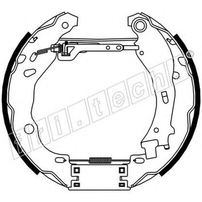 Photo Brake Shoe Set fri.tech. 16472